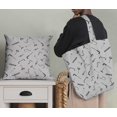 thumbnail image 5 of Soimoi Gray Poly Georgette Fabric Square & Tools Hardware Print Sewing Fabric Yard 52 Inch Wide, 5 of 5