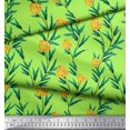 thumbnail image 3 of Soimoi Velvet Fabric Leaves & Rose Floral Decor Fabric Printed Yard 58 Inch Wide, 3 of 3