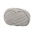 thumbnail image 4 of Luzkey Chunky Wool Yarn Jumbo Yarn Washable Hand Knitting DIY Weight Yarn Bulky Yarn for Tapestry Bed Fence Throw Rug Making Light Gray, 4 of 8