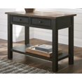 thumbnail image 2 of Signature Design by Ashley Tyler Creek Table de Canapé Style Ferme Moderne, Brun et Noir, 2 of 2