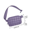 thumbnail image 3 of Limited Time Savings,Multi-Functional Mini Shoulder Bag, Versatile Crossbody Waist Bag for Everyday Use, | Canvas, Purple-961 $BS$3, 3 of 8