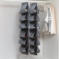 thumbnail image 4 of SuoKom Hanging Shoe Organizer for Closet with 12 Large Pockets Roating Hanger for Storage Mens Shoes, Clothes,Also Can Used As Travel Shoe Rack Hanging, 4 of 6