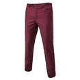 thumbnail image 4 of CEHVOM Complet de Mode pour Homme Veste + Gilet + Pantalon de Complet Complet Trois Pièces, 4 of 4