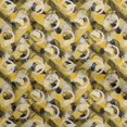 thumbnail image 1 of oneOone Silk Tabby Yellow Fabric Abstract Fabric For Sewing Printed Craft Fabric By The Yard 42 Inch Wide, 1 of 4