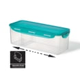 thumbnail image 3 of Starfrit LocknLock Bread Container, 169oz / 5L, BPA-Free Plastic, Airtight Lid, Removable Divider, Keeps Bread Fresh Longer, Fits Homemade Loaves, Freezer Safe, Dishwasher Safe, Leakproof, 3 of 5