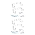 thumbnail image 2 of QualitChoice 2 Pairs Baseball Bat Wall Mounted Holder Softball Bats Display Organizer Rack Hanger Mall Collectible Accessories Clear 2Set, 2 of 6