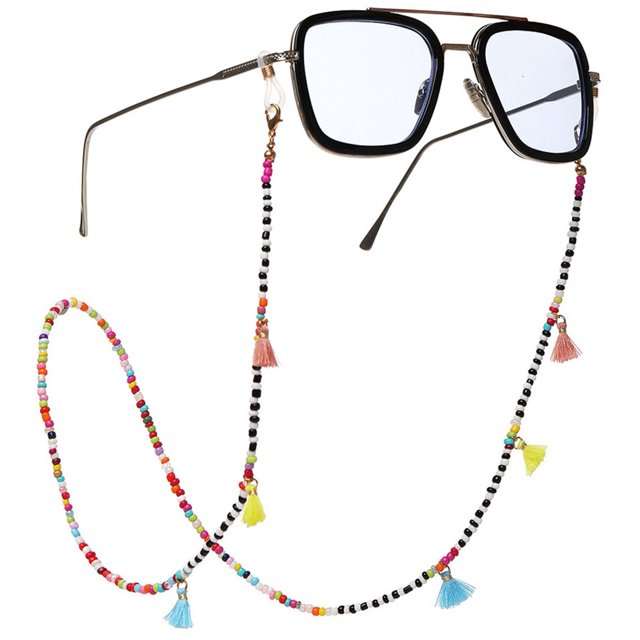 Eyeglass Chain Beaded Trendy Decorative Sunglasses Holder Strap Eyewear Retainer