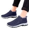 thumbnail image 3 of Kcodviy Winter Men Snow Boots Mens Slip on Snow Boots Wide Width Flat Bottom Non Slip Men's Snow Boots Size 14 Solid Color Warm and Snow Boot Men Size 14 Comfortable, 3 of 7