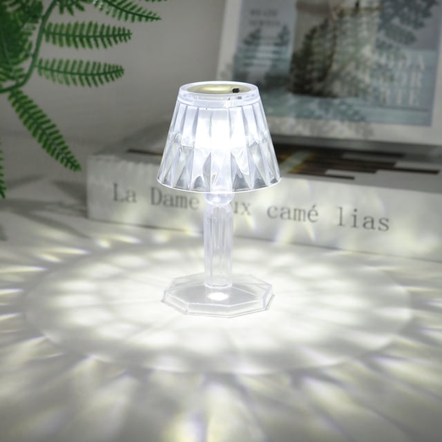 TIMIFIS Night Light Home Decor Crystal Lamp Crystal Cordless Desk Lamp With Control Bedside Bedside Lamp Night LampFall