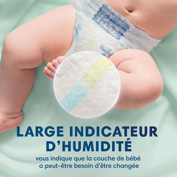 Pampers Pure Baby Diapers, Size 1 (8-14 lbs), 82, Up to 100