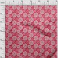 thumbnail image 2 of oneOone Silk Tabby Fabric Circle Block Print Fabric By The Yard 42 Inch Wide, 2 of 4