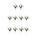 thumbnail image 1 of Youkk 2pcs Easy To Clean – Realistic Appearance – Artificial Flowers For Wedding white 5Set, 1 of 6