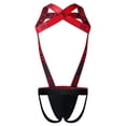thumbnail image 5 of Jockmail One-Shoulder Straps 2-In-1 Jockstrap Underwear For Men, Thongs & Shorts Combined, Suitable For Sport & Temptation Occasions, 5 of 5