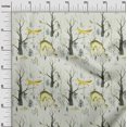 thumbnail image 3 of oneOone Polyester Spandex Yellow Fabric Deer Sewing Craft Projects Fabric Prints By Yard 56 Inch Wide, 3 of 5