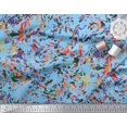 thumbnail image 3 of Soimoi Rayon Crepe Fabric Multicolor Texture Decor Fabric Printed Yard 46 Inch Wide, 3 of 3