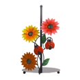 thumbnail image 1 of Piwvid Summer Spring Sunflower Paper Towel Holder Floral Kitchen Decor Flower Paper Holder Stand Home Decorations Tissue Holder Farmhouse Towel Stand for Countertop, 1 of 7