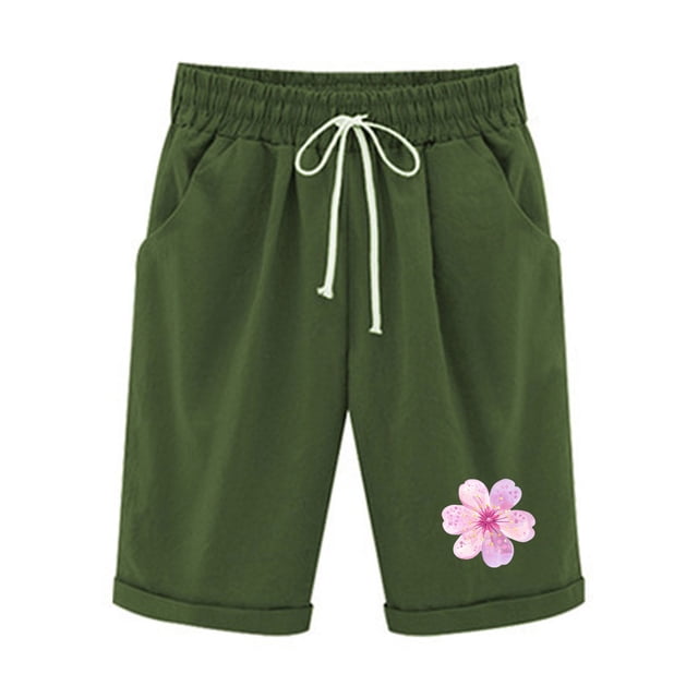 Birdeem Ensemble Haut et Short pour Femmes Shorts à Taille Élastique avec Cordon de Serrage