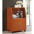 thumbnail image 2 of Pemberly Row Microwave Kitchen Cart in Cherry, 2 of 5