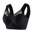 thumbnail image 4 of Timegard Womens 3pc Wireless Bra Mesh Back Smoothing Full Coverage High Support Comfort Thin Bralette, 4 of 6