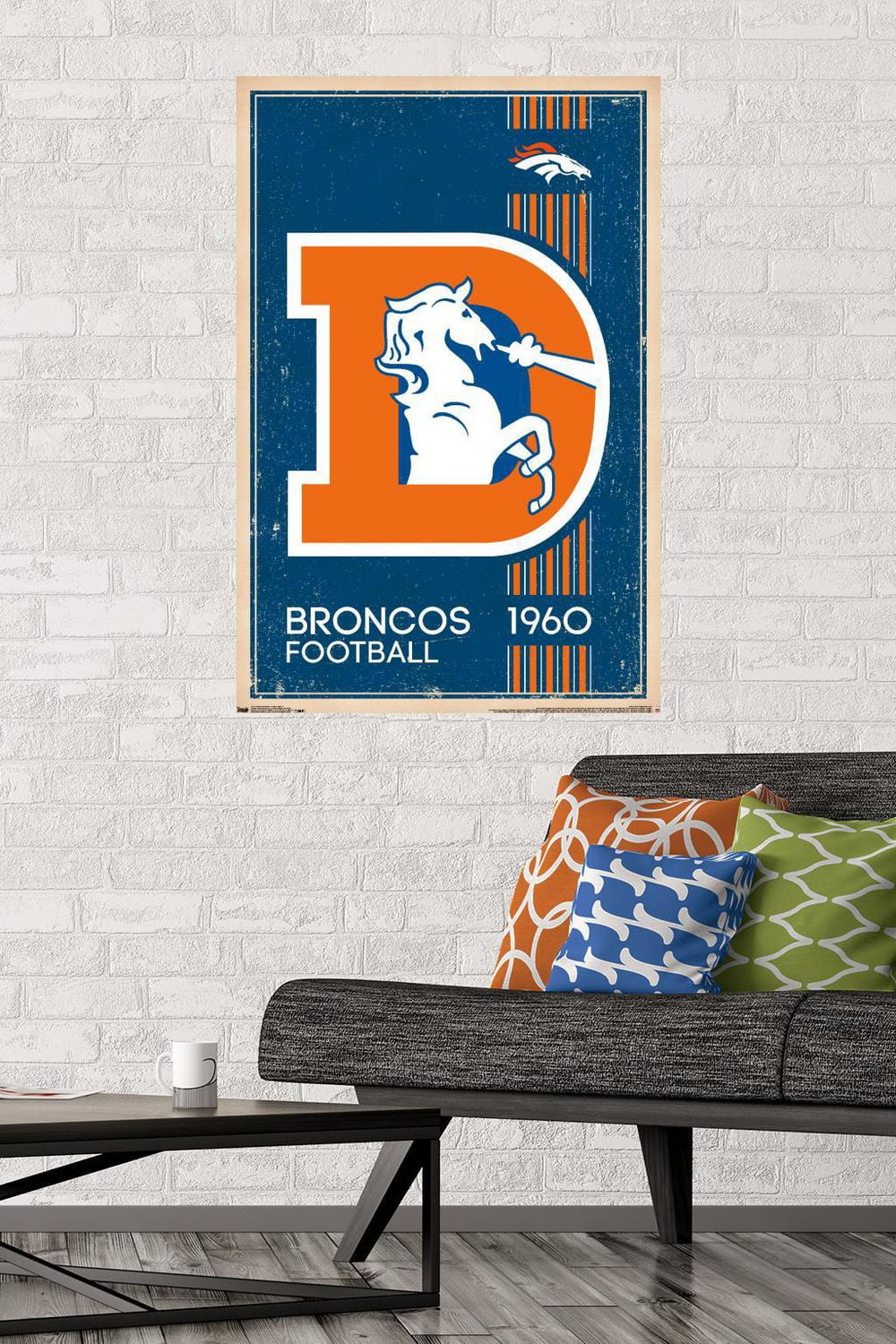 NFL Denver Broncos - Retro Logo 14 Wall Poster, 22.375" x 34"