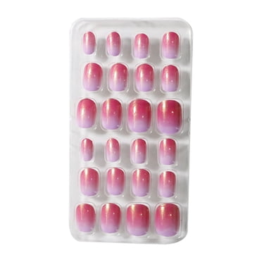 Penkiiy 24Pcs Press on Kids False Fake Nails Falsies / 24 False Nails | Press On | Cute False Nails | Little Nail Designs