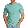 thumbnail image 1 of Diufon Mens Shirts Casual Business Short Sleeve Button Up Lapel Tops Solid Color Basic Vacation Golf Top, 1 of 9