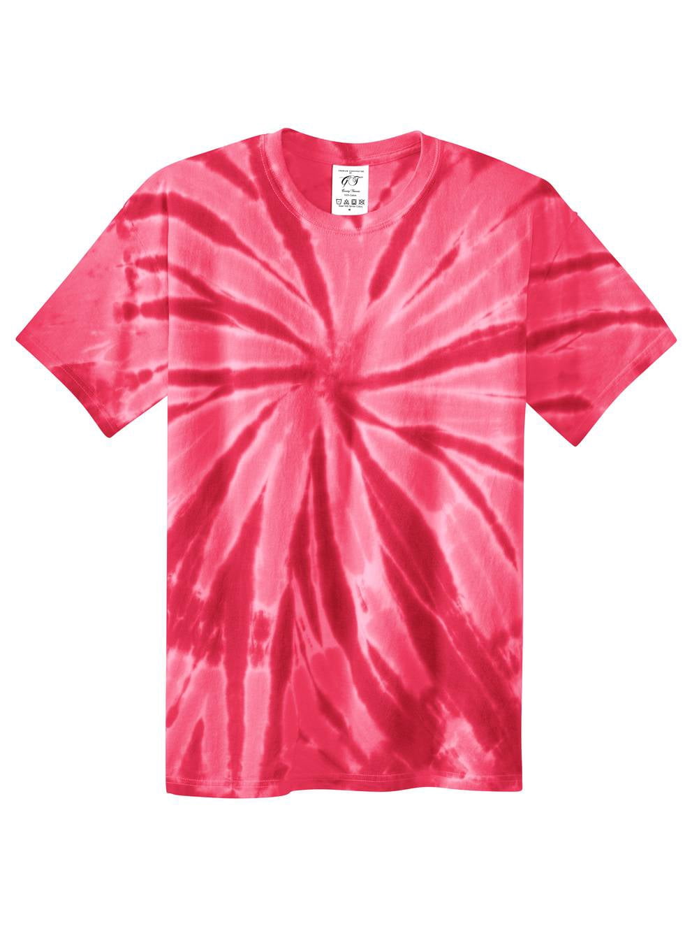 Gravity Threads Youth Tie-Dye Short-Sleeve T-Shirt - Red - X-Large
