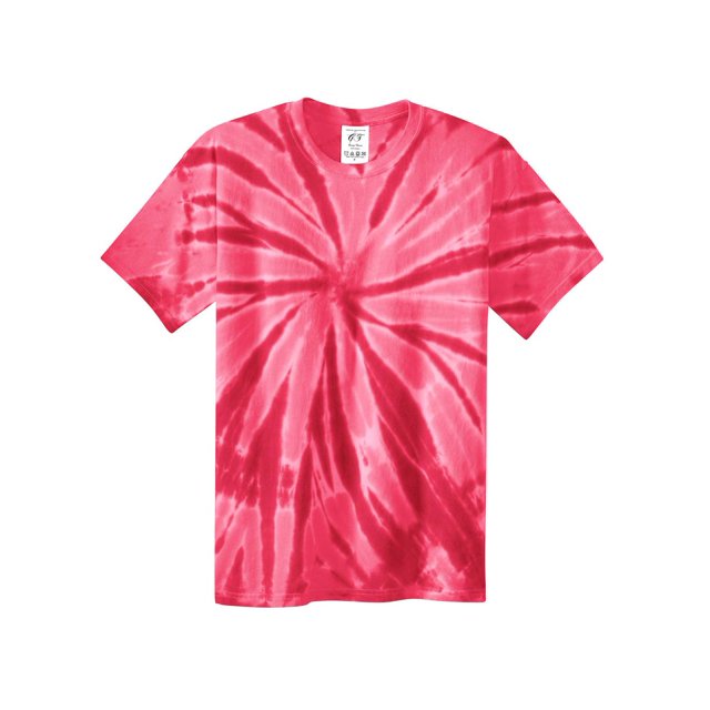 Gravity Threads T-Shirt Teinture sur Nœuds à Manches Courtes pour Jeunes - Rouge - Grand