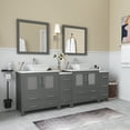 thumbnail image 2 of Vanity Art 84 in. W Double Sink Bathroom Vanity with Engineered Marble Top and Two Free Mirror, 2 of 10