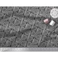 thumbnail image 2 of Soimoi Rayon Crepe Fabric Leaves & Floral Block Decor Fabric Printed Yard 46 Inch Wide, 2 of 3