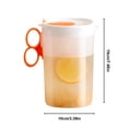 thumbnail image 3 of Ice Tea Pitcher for Fridge Water Jar Dispenser Summer Drink Bucket Plastic Refrigerator Water Pitcher Liquid Storage Containers for Fridge Tea Pitcher 1.5L, 3 of 6