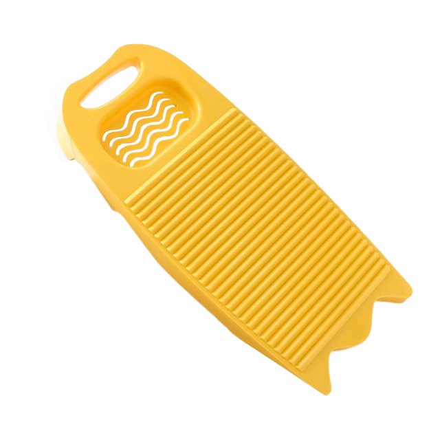 jifeng Hand Washing Board with Soap Dispenser Hand Wash Clothes Washboard Socks Clothes yellow