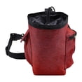 thumbnail image 4 of KLKCMS Climbing Chalk Bag Easy Carrying Storage Bag for Workout Climbing Gymnastics Red, 4 of 9