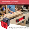 thumbnail image 4 of 5PCS Battery Holder, for 18V Battery, Battery Wall Mount Dock Holder Storage, 4 of 8