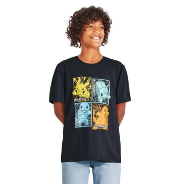 T-shirt avec imprimé graphique Pokemon pour garçons