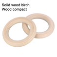 thumbnail image 4 of Solid Birch Wooden Gymnastics Rings Pair for Effective Fitness Training, 4 of 12