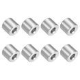 thumbnail image 1 of 8 Pcs Entretoises en Acier Inoxydable 304 9/16 Pouces OD x 1/4 Pouces ID x 1/2 Pouces Longueur(14x6x13mm) Vis Support de Bague Finition Simple Non Filetée Entretoises Rondes en Métal pour Vis M3 Boulons et Tringles, Argent, 1 of 6