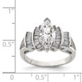thumbnail image 2 of Bague en Argent Sterling 925 avec Zircon Cubique, 2 of 2