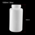 thumbnail image 2 of Unique Bargains Bouteille de Réactif Chimique de Laboratoire en Plastique 1000ml / 34oz Échantillon de Bouche Large Scellant Récipient de Stockage de Liquide 2 pcs, 2 of 3