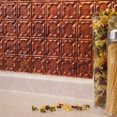 thumbnail image 2 of Fasade 18in x 24in Backsplash Panel 5 Pack Traditional Style Moonstone Copper Finish, 2 of 6