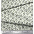 thumbnail image 3 of Soimoi Tissu Georgette Viscose Floral Chemise Imprimée 1 Yard 42 Pouces de Large, 3 of 3