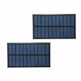 thumbnail image 2 of Treedix 2 Pcs 5.5V 1.6W Colle pour Panneau Solaire en Polysilicium Chargeur de Batterie Solaire Kit de Module de Panneau Solaire Mini Petit Silicium Encapsulé dans une Résine Étanche (1.6W), 2 of 4