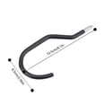 thumbnail image 3 of TIELUTT Garage Dip Hook Bike Hook Wall Hook Storage Hook Bike Metal Hook Small Saddle Bag Rack Bike for Car Cargo Bike Road Bike Saddle Bag under Seat Bike Bags, 3 of 4