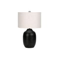 thumbnail image 4 of Monarch Specialties Lighting, 26"h, Table Lamp, Black Ceramic, Ivory / Cream Shade, Contemporary, 4 of 6