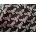 thumbnail image 4 of oneOone Silk Tabby Fabric Owl Block Printed Craft Fabric BTY 42 Inch Wide, 4 of 4