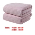 thumbnail image 3 of 2 Pack Yellow Stripe Hand Towels Microfiber Absorbent Soft Face Towel Set for Bathroom 14 x 30 Inch, 3 of 6