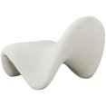 thumbnail image 4 of Meridian Furniture Theodore Cream Faux Shearling Accent Chair, 4 of 6
