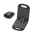 thumbnail image 1 of 16-Hole Electric Griddle Donut Maker - Double-Sided Heating Non-Stick Breakfast & Dessert Machine ,Easy to Operate, 1 of 5