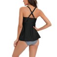 thumbnail image 3 of EGNMCR Bikini Set Women's Split Body Camisole Conservative Printing Bikinis Sets, 3 of 5