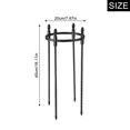 thumbnail image 4 of Ring Metal Support Garden Plant Shelf Climbing Flowers Bracket Auxiliary Sturdy Supports Single Stem Shrub Holde Rack, 4 of 22